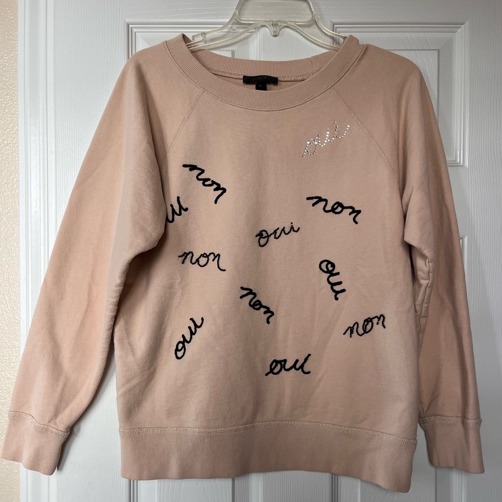 J Crew french inspired sweatshirt, Medium.